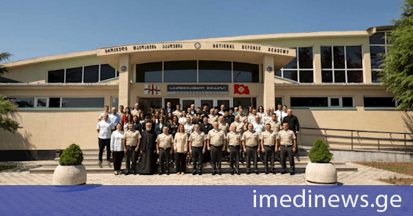 ეროვნულ თავდაცვის აკადემიაში მაგისტრატურის VIII გამოშვების საზეიმო ცერემონია გაიმართა