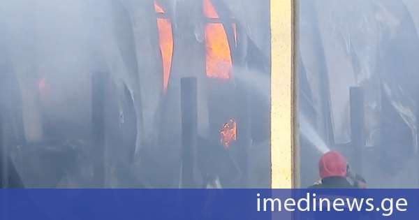 სოფელ ნასაგურში, სასაწყობე შენობაში ხანძარი იყო