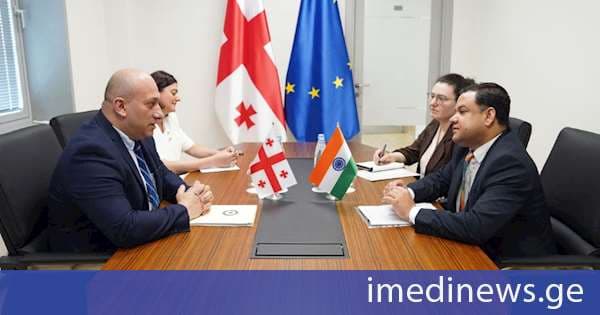 საგარეო საქმეთა მინისტრის მოადგილე საქართველოში ინდოეთის რესპუბლიკის ელჩს შეხვდა