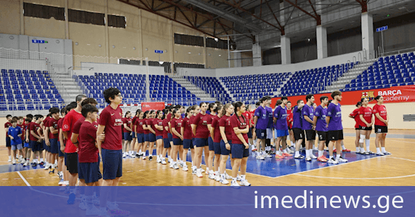 ისტორიაში პირველად საქართველოში „ბარსელონას აკადემიის ხელბურთის ბანაკი მოეწყო