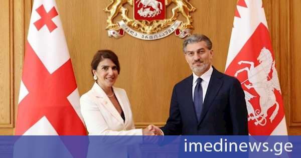საქართველოს პრეზიდენტი მექსიკის შეერთებულ შტატებში საქართველოს ახლად დანიშნულ საგანგებო და სრულუფლებიან ელჩს შეხვდა