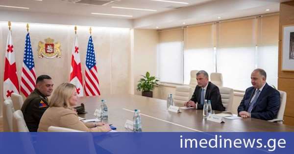 თავდაცვის მინისტრმა საქართველოში აშშ-ის ელჩის მოვალეობის შემსრულებელთან გაცნობითი შეხვედრა გამართა