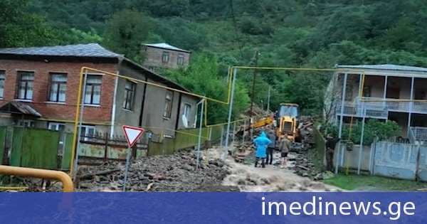 ბაღდათის მუნიციპალიტეტში უხვმა ნალექმა პრობლემები შექმნა