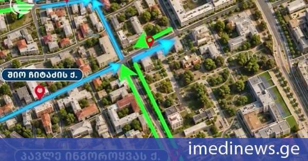 რუსთაველის გამზირის მიმდებარე ქუჩებზე დღეიდან გადაადგილების დროებითი სქემა ამოქმედდება