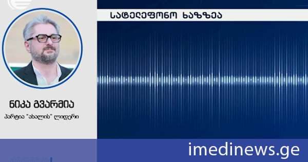 ნიკა გვარამია: ანა წითლიძე რას ამბობს, საერთოდ მნიშვნელოვანი არ არის ჩემთვის