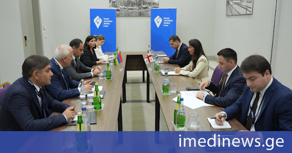 მარიამ ქვრივიშვილი სომხეთის ტერიტორიული ადმინისტრირებისა და ინფრასტრუქტურის მინისტრს, დავით ხუდატიანს შეხვდა