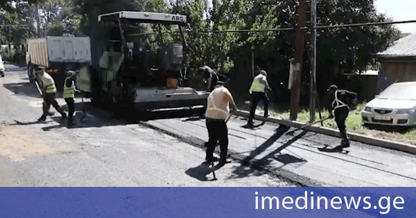 ლოტკინის დასახლებაში გზის კაპიტალური რეაბილიტაცია მიმდინარეობს