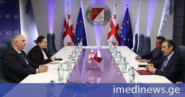 ფინანსთა მინისტრი კატარის სახელმწიფოს საგანგებო და სრულუფლებიან ელჩს შეხვდა