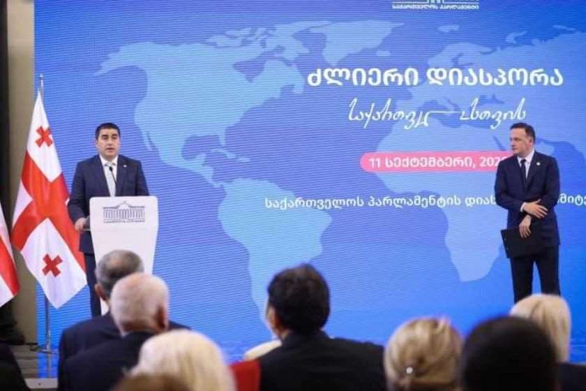 პარლამენტში უცხოეთში მცხოვრები თანამემამულეების მიღება გაიმართა
