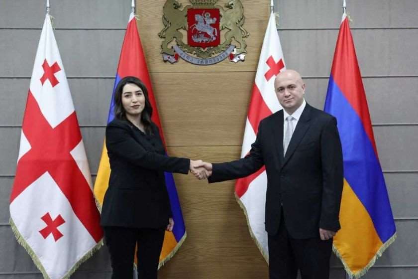 სულხან თამაზაშვილმა სომხეთის რესპუბლიკის შინაგან საქმეთა მინისტრთან შეხვედრა გამართა