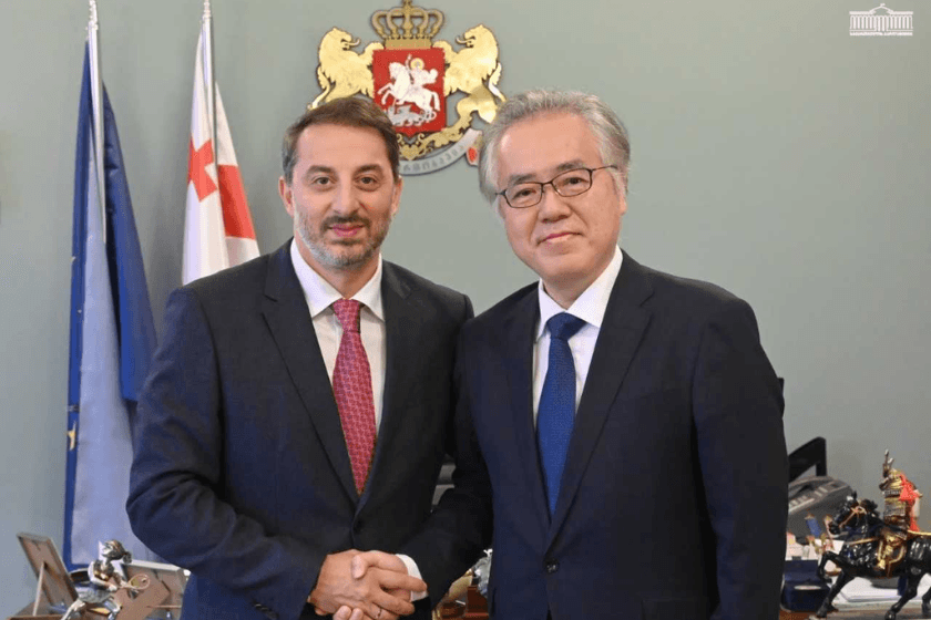 ირაკლი მეზურნიშვილი იაპონიის ელჩს შეხვდა
