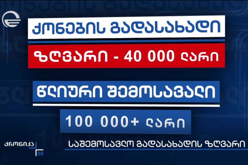 შეღავათები მოქალაქეებისთვის - ვინ თავისუფლდება ქონების გადასახადისგან? „ქრონიკის“ სიუჟეტი