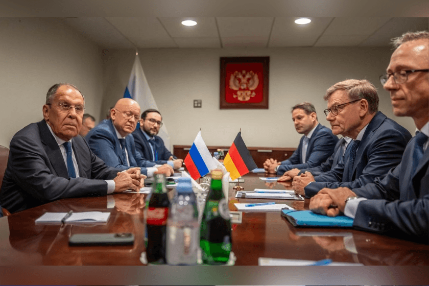მედია: გერმანიის საგარეო საქმეთა მინისტრი 2022 წლის შემდეგ ლავროვს პირველად შეხვდა
