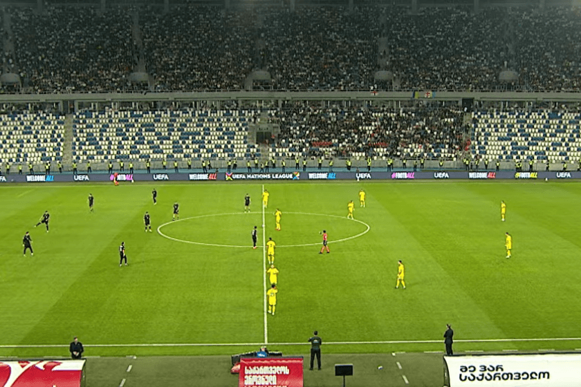 საქართველო-უკრაინის თამაშის მეორე ტაიმი დაიწყო