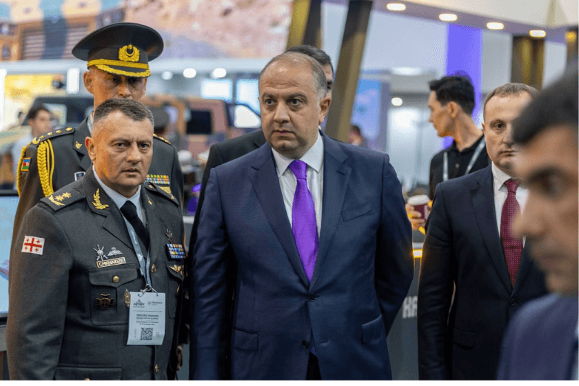 საქართველოს თავდაცვის მინისტრი, ბაქოში თავდაცვის მე-6 საერთაშორისო გამოფენას ADEX 2026 დაესწრო