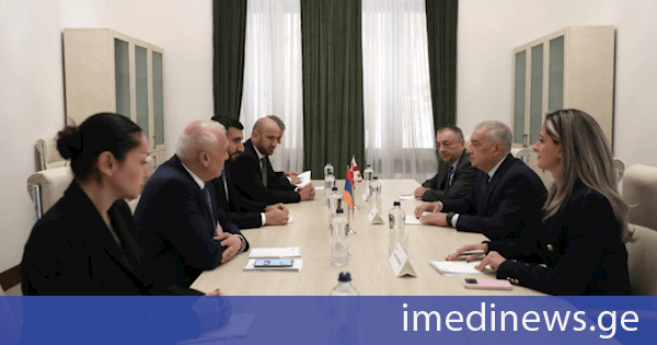 გიორგი ვოლსკი სომხეთის ეროვნული ასამბლეის ვიცე-სპიკერ ვაჰან ალეკსანიანს შეხვდა